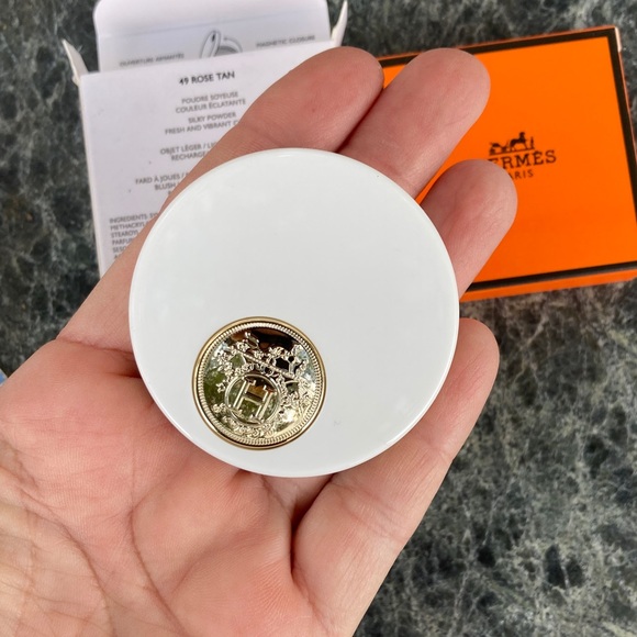 Hermes Rose Tan blush compact refillable 2g - Picture 4 of 4